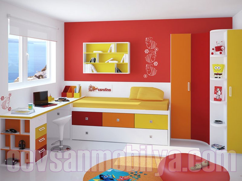 mobilya dekorasyon genç çocuk odası